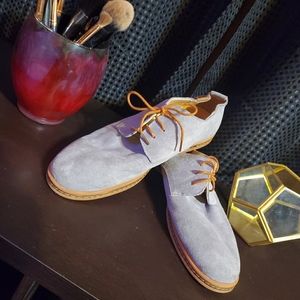 Casual Men's suede shoes